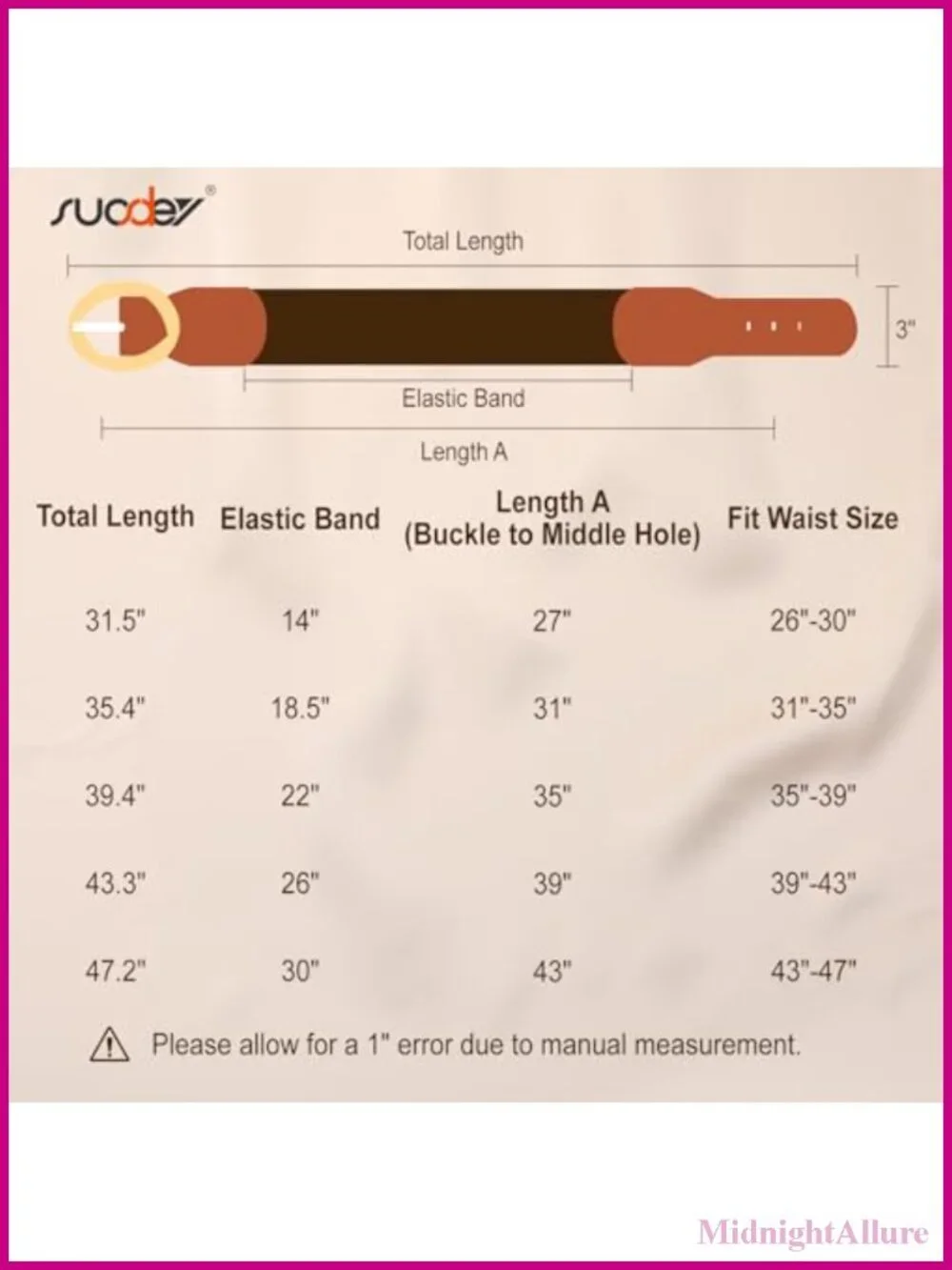 N/A wide stretchy